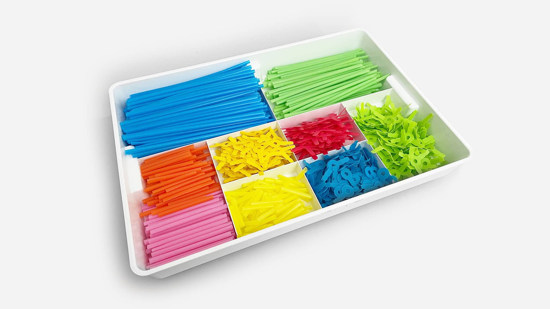 \[24] Organizational tray inserts for storage bins are available from IKEA as a very useful tool to store materials.